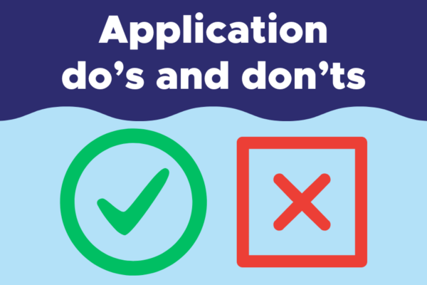 Application do's and don'ts - blog post